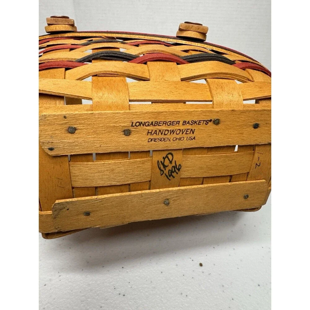 Longaberger Mini Vegetable Basket All American 1996